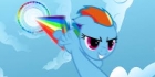 My little pony Rainbow Dash
