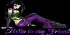 Gothic-girl ja kamut